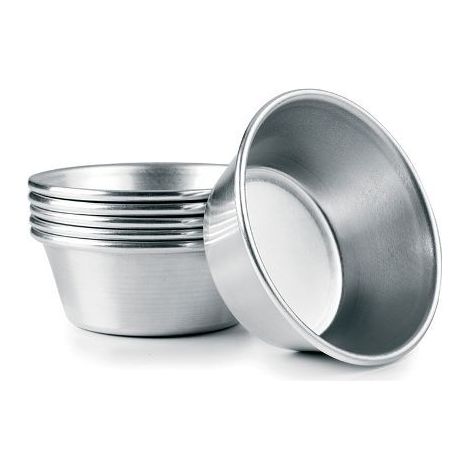 IBILI - MOULES(6) PASTEIS DE NATA D7.5CM ALU