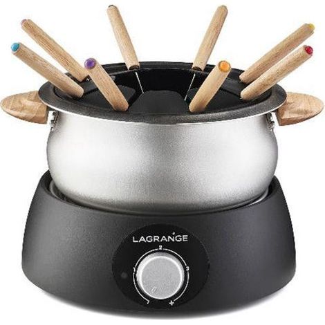 Appareil à fondue 900W pour 6 personnes – Socle thermoplastique – Noir – 349013 – Lagrange (1/10)