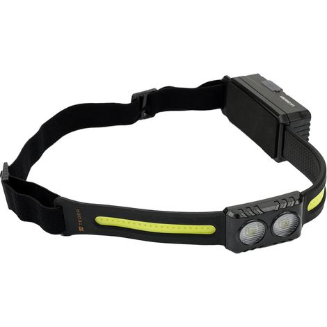 Lampada frontale Teger SOFT LED COB con attivazione tramite gesti e doppio spot, 500 lm, 2000 mAh, USB. (1/5)
