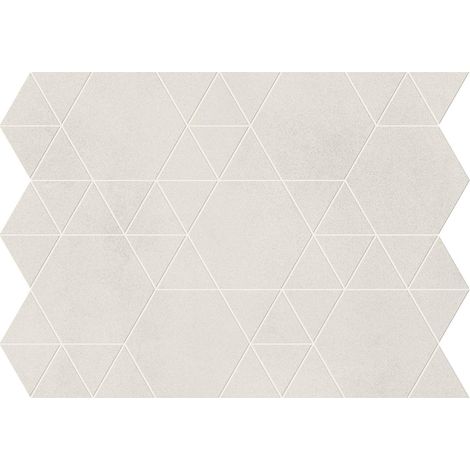 Mosaïque effet Béton Gris Lune Hexatri 50,5x37,4x0,9 cm Mat Montera - Mur intérieur (vendu par carton de 0,76 m²) - RO'MA CARRELAGE