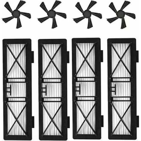 Hochleistungsfilter- und Seitenbürsten-Austauschset für Neato Connected D3, D4, D5, D6, D7, Botvac D75, D80, D80-Serie und Botvac 70e, 75, 80, 85 Robotics LYCXAMES (1/5)