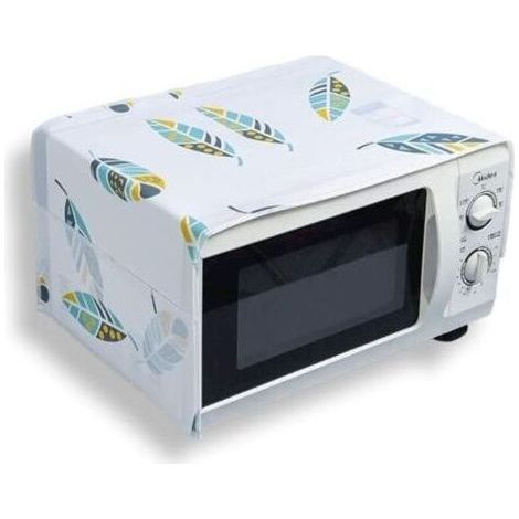 Four à micro-ondes four multifonction Housse anti-poussière Housse anti-graisse avec protection de cuisine de poche (motif plume) 85cm×35cm(Cache-poussière uniquement)-Muntra (1/4)