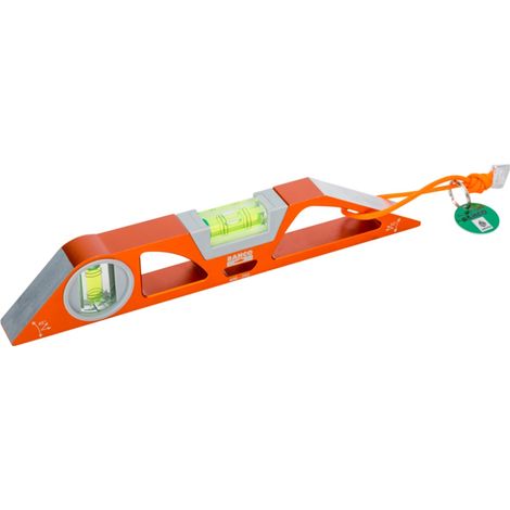 Bahco Gerüstbau-Wasserwaage mit Dyneema-Sicherungssschnur, 250 mm