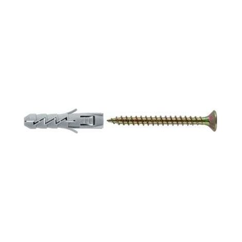 FIX Spreizdübel Ø 6 mit Schraube 4,0x50 mm Polypropylen, Packung à 200 Stück. (1/4)