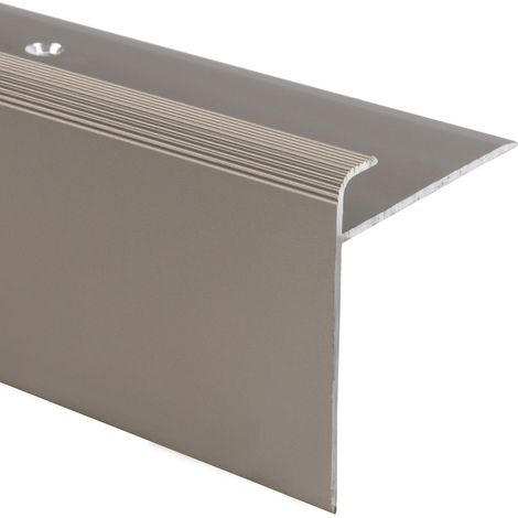 Stufenkantenprofil Safety Form: F Bronze Hell L 134 cm