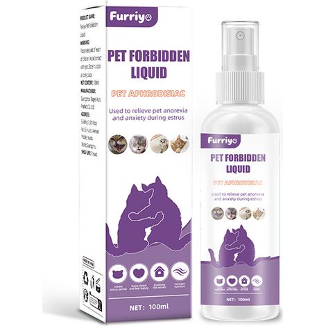 FURRIYO Pet Heat Relief Solution lindert die Stimmung und reduziert Angstzustände bei Katzen und Hunden während der Hitze. (1/5)