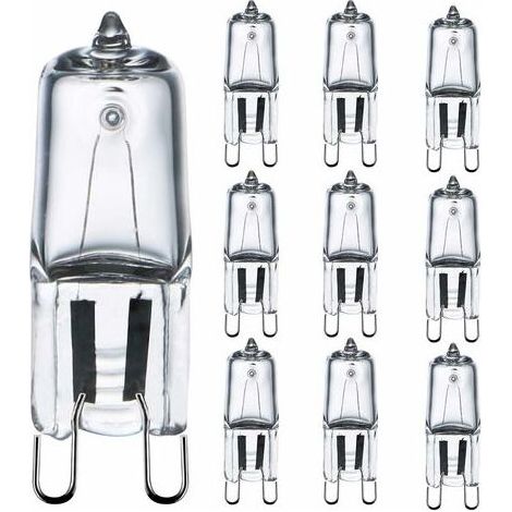 GDHZS-LaBlanc - Ampoule G9 42W (44W) Dimmable Blanc Chaud 2800K, Ampoule Halogènes G9 pour Luminaire Intérieur 230V G9 Ampoules Capsule, Lot de 10 [Classe énergétique G] (1/5)