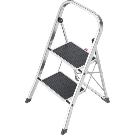 Hailo K70 StandardLine, Aluminium-Trittleiter, 2 Stufen (1/5)