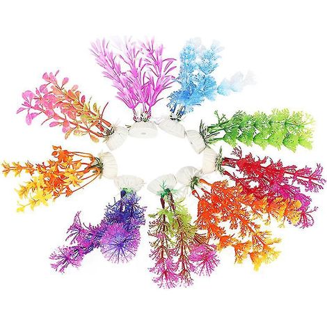 16 brins d'herbe pour aquarium (1/3)