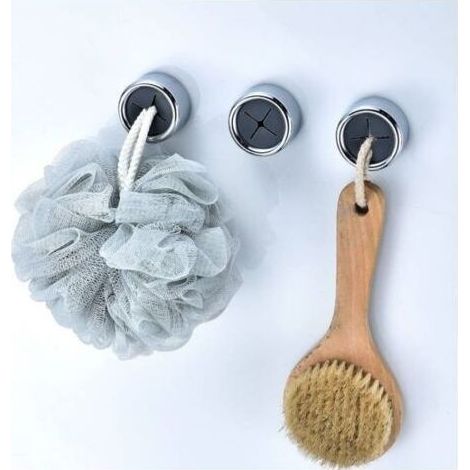 3 Porte-Torchons Autocollant, Ronde Porte Torchon Ventouse, Attache Torchon, Accroche Torchons Adhesif, Sans Perçage Ronde Crochet à Serviette, pour Salle de Bain, Cuisine et Ménage (1/5)