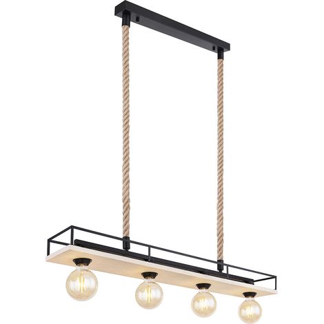 Globo - lampada a sospensione - Trixi - naturale - metallo -
