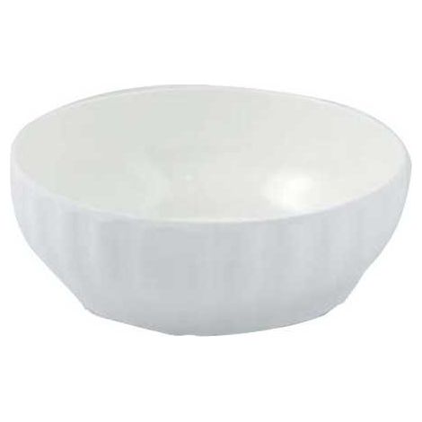 Ensaladera Trentina de Melamina Blanca Óptica de 16 cm