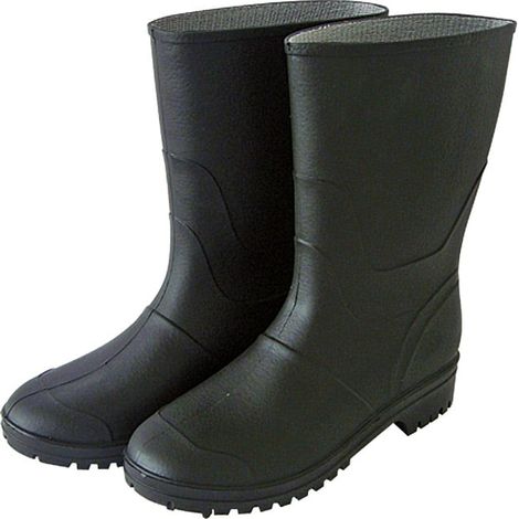 Gummistiefel halbhoch schwarz Gummistiefel