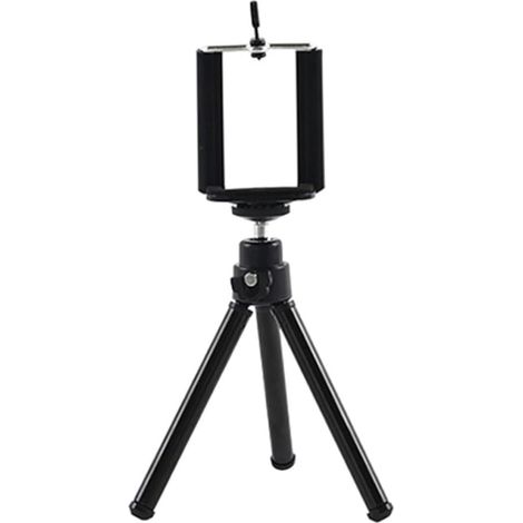Trépied pour Téléphone Portable et Tablette en Aluminium Léger, Support Rétractable à 2 Sections, Installation Rapide, pour Photographie en Extérieur (1/5)