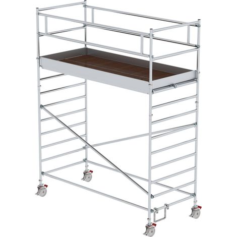 Munk Rollgerüst mit Doppelplattform 1,35x3,00m Plattform, 5,00m AH (1/2)