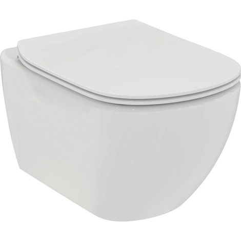 Ideal Standard Tesi - WC suspendu avec abattant SoftClose, RimLS+, blanc T536001 (1/10)