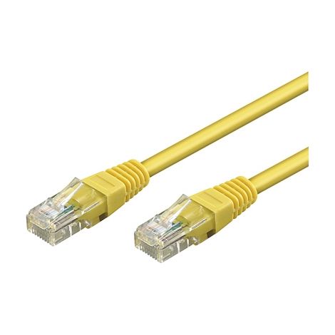 INTELLINET Patch cord in CCA Cat. 5 0,5 mt Giallo UTP