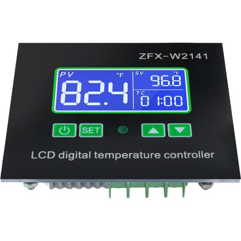 Termostato regulador de temperatura digital Crezuo, módulo electrónico programable de -67℉ a 248℉.