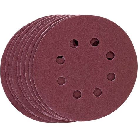 Kit 9 dischi abrasivi 125mm grana 80/180/240 per levigatrice bts700 Scheppach