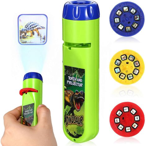 1 Projecteur de dinosaures, lampe torche, jouet de projection éducatif pour enfants (1/5)