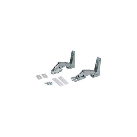 Jeu de 2 charnières (481231018672, AS0014714) Réfrigérateur, congélateur DE DIETRICH, INDESIT, FAGOR, IKEA WHIRLPOOL, BAUKNECHT, IGNIS, WHIRLPOOL, BRANDT, ARISTON HOTPOINT