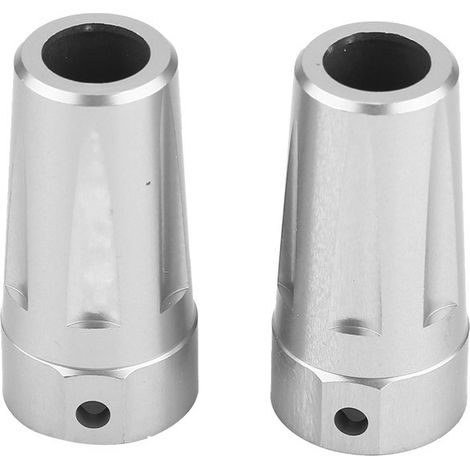 Knuckles De Direction En Alliage D Aluminium Pour Voiture Rc Axial Rock Racer 90026 Crawler - Couleur Argent - Lot De 1 (1/5)