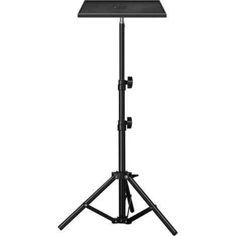 1 support de projecteur trépied, hauteur réglable 55 à 120 cm, métal robuste, pliable, pour maison et bureau (1/5)