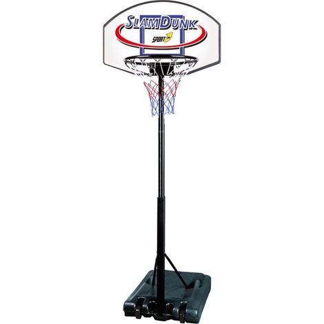 piantana basket per bambini regolabile slam dunk, 140/220cm