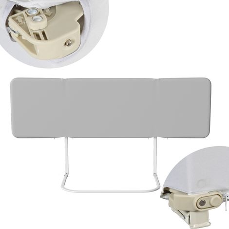 Randaco Faltbares Bettgitter 150 cm, stabiler Bettschutz bis 50 kg, ohne Bohren, grau (1/5)