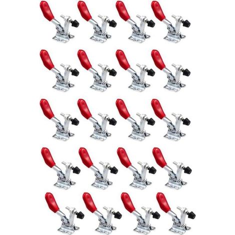 Jeu De 20 Pinces À Bascule Horizontales À Dégagement Rapide Pour Serrage Efficace (1/4)