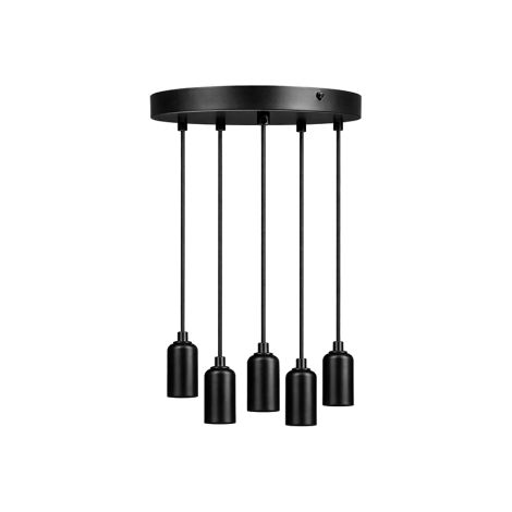 Lámpara de Techo Colgante 5 Luces E27 – Diseño Moderno