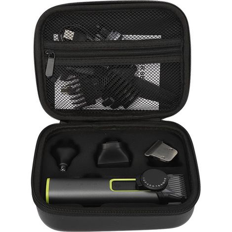 Tondeuse 4 en 1 Électrique Barbe et Cheveux USB Rechargeable IPX7 Étanche Professionnelle avec Coupe Nez (1/5)