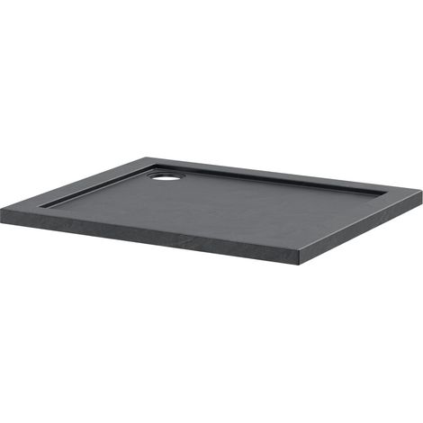 Pearlstone Slate 900mm x 760mm x 40mm Rectangular Shower Tray (1/4)