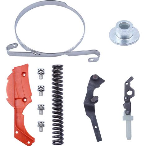 Kit de Ressort de Levier de Couvercle de Frein de Chaîne, Bande, Joint de Genouillère pour Husqvarna 362 365 371 372 Tronçonneuse Pièces de Rechange (1/5)