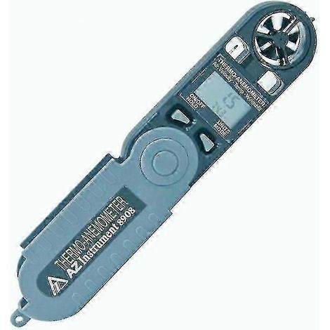 Anémomètre numérique pliable AZ8918, testeur de température et d'humidité de haute précision (1/4)