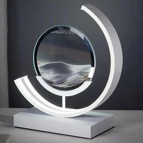 3D LED lamp in black sand, light-up mobile photo, decoration for office and living room, gift (1/5)