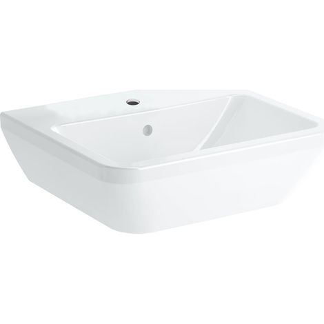 Vitra Integra Lavabo sospeso 50x43 cm con foro per rubinetto centrale, Bianco (7048-003-0001) (1/5)