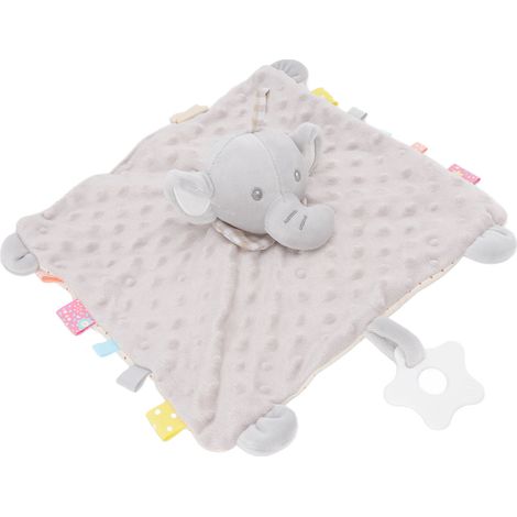Couverture de sécurité pour bébé, douce et confortable, motif éléphant, petite et légère, adorable couverture douillette pour la maison (1/5)