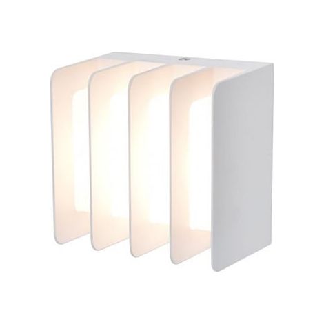 Applique extérieure LED Gridy blanche IP54 14,5W Lutec (1/3)