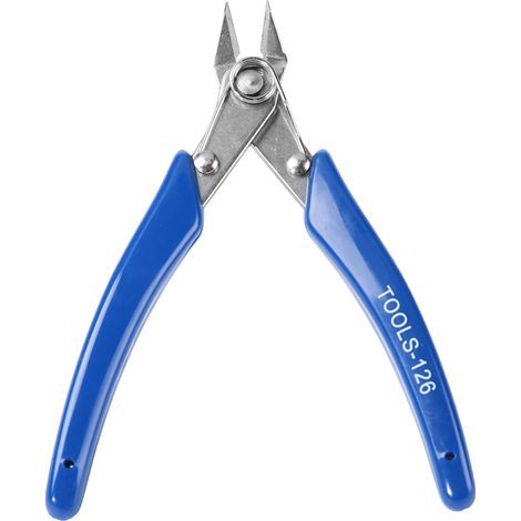 Pinces coupantes diagonales électroniques mini pour câbles et fils - Outils de réparation (1/5)
