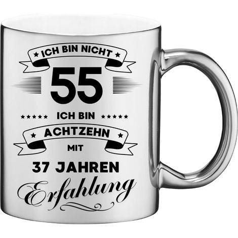 Taza divertida, un regalo para un 55 cumpleaños