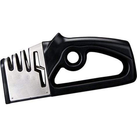 Affilacoltelli 4 in 1, affilacoltelli manuale per uso domestico, affilacoltelli da cucina portatile e veloce, 1 pezzo. (1/5)