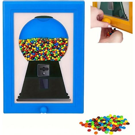 Automatic candy dispenser, hanging photo frame, gumball machine, A4 size - AquaForge (1/4)