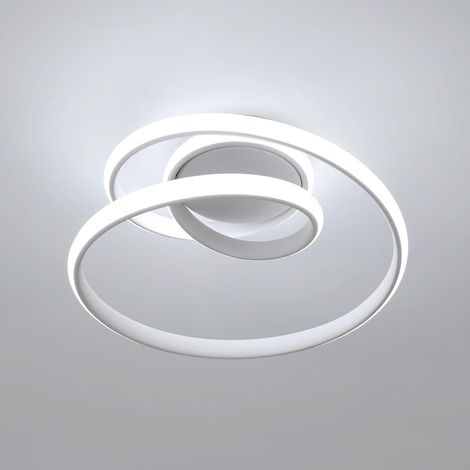 COMELYModern LED Ceiling Light, 36W 4000LM Ceiling Light Fixture 6500K, Creative Spiral Shape White LED Ceiling Lamp for Bedroom, Kitchen, Living Room, Balcony [Energy Class E] (1/5)