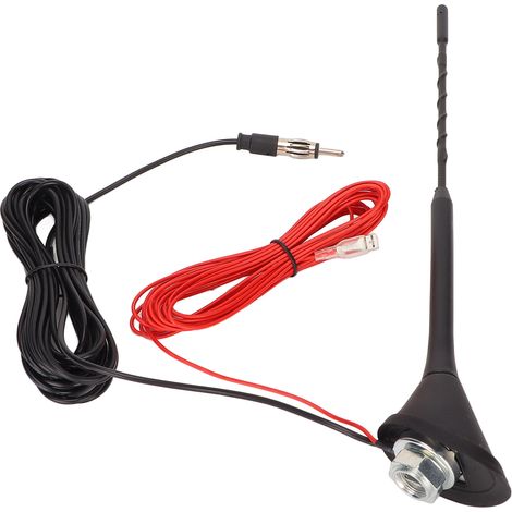 Antenne Automobile FM AM Universelle, Haute Fidélité 87.5‑108MHz pour Voiture