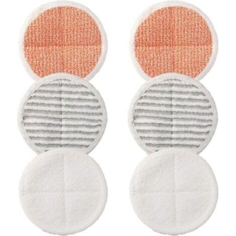 Tampons de rechange pour balais électriques Bissell Spinwave 2124 et 2039A, lot de 6 (1/4)