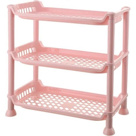 Rack De Rangement Multi-Niveau - En Polypropylène - Pour Salle De Bain Cuisine Et Comptoir - 3 Niveaux - 1 Pièce (1/5)