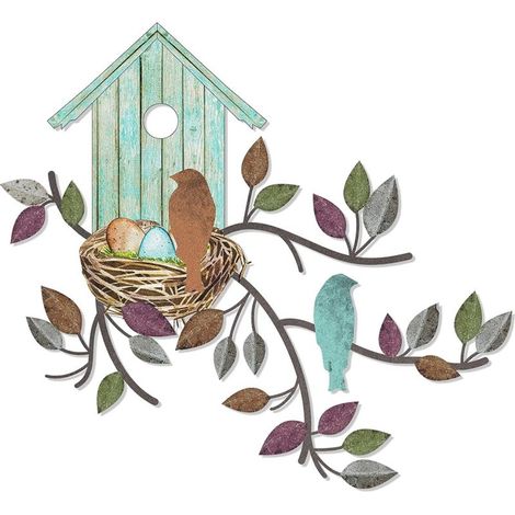 10 cm Décor mural métal coloré, décoration pour salon chambre bureau jardin (1/5)