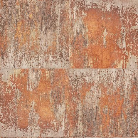 BRICOFLOR Papier peint motif Tapisserie motif Papier peint intissé Marron Gris - 10,05 x 0,53 m (1/5)