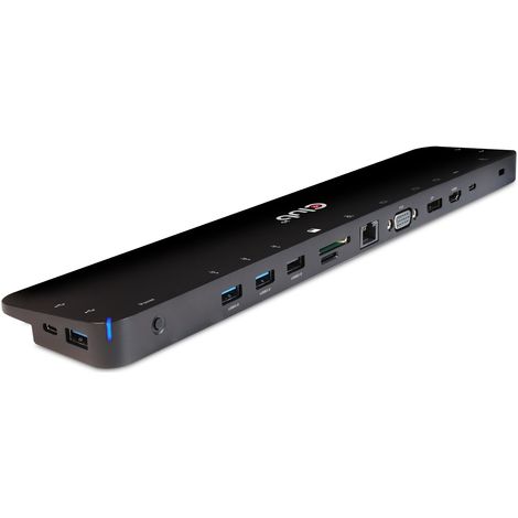Club3d CSV-1564W100 replicatore di porte e docking station per notebook USB 3.2 Gen 1 (3.1 Gen 1) Type-C Nero
